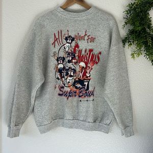 Super Bowl Vintage Broncos 1998 Sweatshirt Size XL